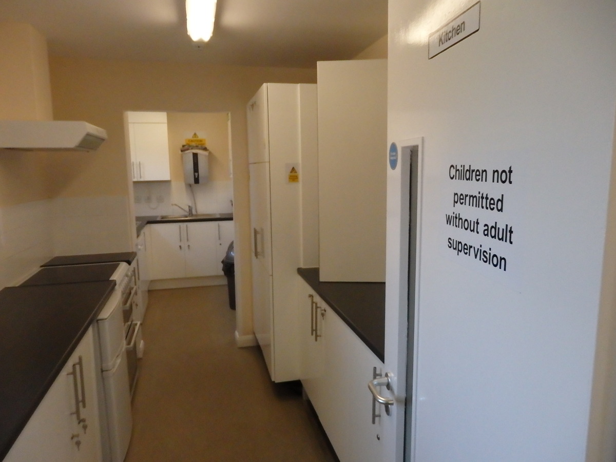 Pavilion kitchen preparation area